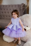 Детское нарядное платье Ненси, цвет Светлая Лаванда