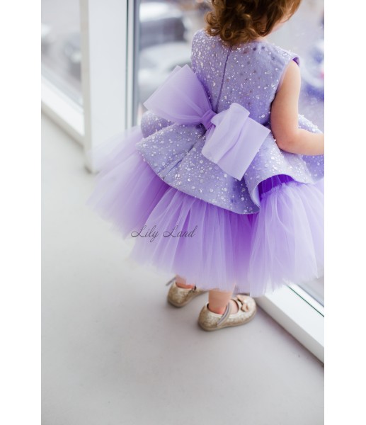 Дитяча святкова сукня Ненсі, колір Світла Лаванда