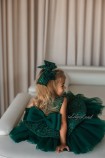 Детское нарядное платье Ненси, цвет Зеленый