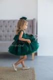Детское нарядное платье Ненси, цвет Зеленый