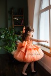 Дитяча святкова сукня Ненсі, колір Помаранчевий