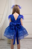 Дитяча святкова сукня Наталі, колір Синій Електрик