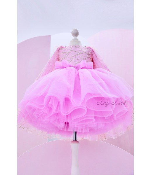 Детское нарядное платье Николь, цвет розовый