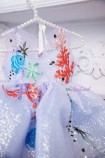 Детское нарядное платье Нитела из блестящего глиттера, цвет лаванда