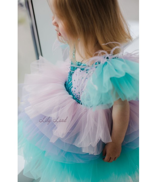 Детское нарядное платье Нитела ракушка