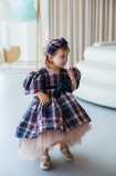 Детское нарядное платье Новый год Лиана, цвет беж 