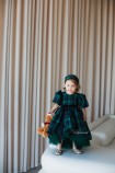 Детское нарядное платье Новый год Лиана, цвет Зеленый