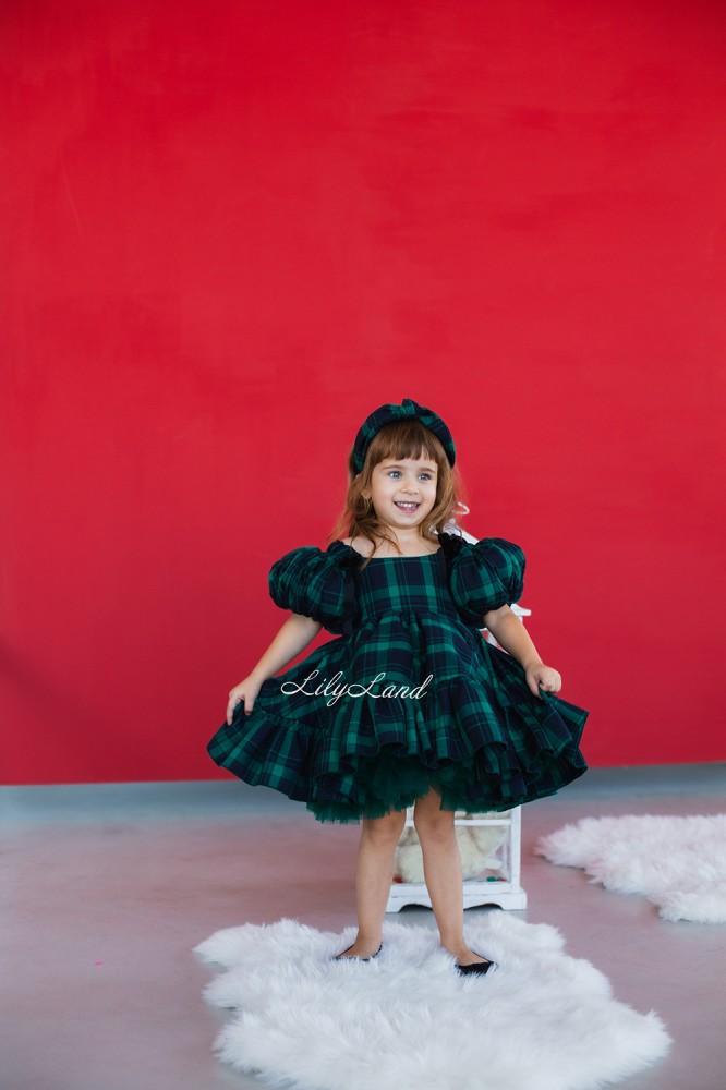 Дитяча святкова сукня Новий Рік 5, колір Зелений