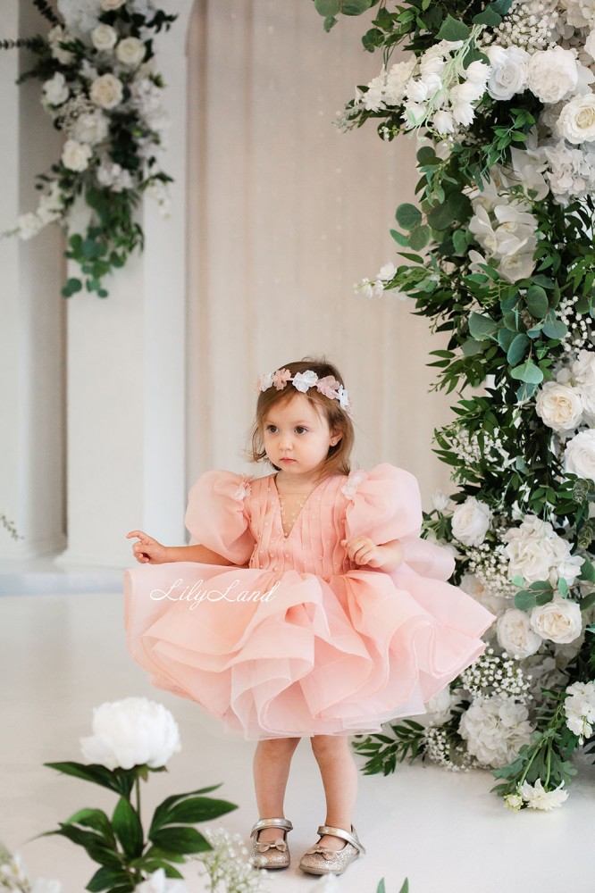 Дитяча святкова сукня Ріана, колір Рожевий