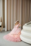 Дитяча святкова сукня Пишна Троянда, колір персик з градієнтом