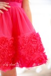Детское нарядное платье Рози, цвет малиновый