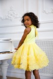 Детское нарядное платье Рози, цвет желтый