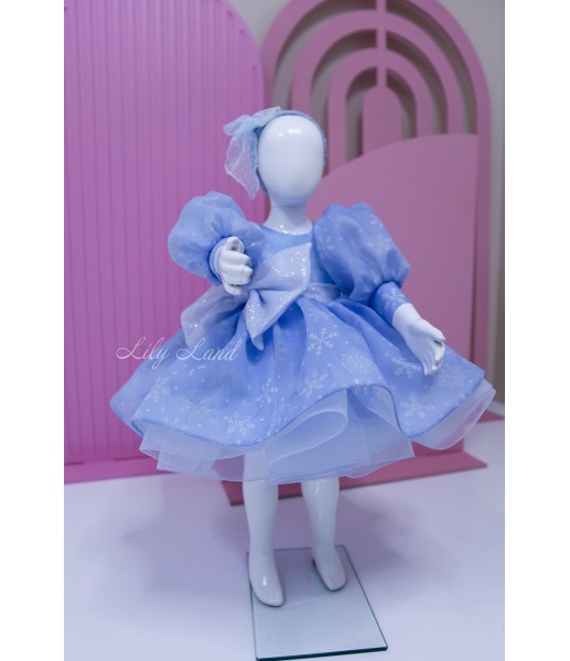 Детское нарядное платье Сэнди, цвет синий 