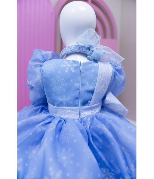 Дитяча святкова сукня Сенді, колір синій
