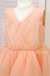 Детское нарядное платье Селена, цвет персик