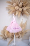 Детское нарядное платье Селеста без рукавов, цвет розовый