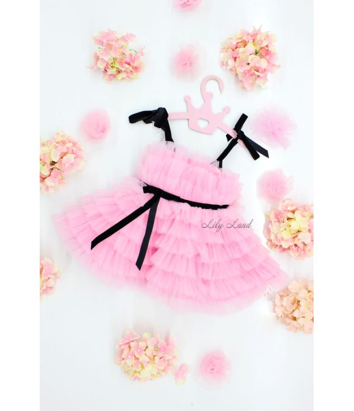 Детское нарядное платье Софи, цвет нежно розовый