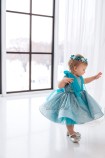 Детское нарядное платье Стефания, цвет Бирюза