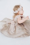 Детское нарядное платье Стефания, цвет Золотой