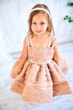 Дитяча ошатна сукня Тереза, колір капучіно