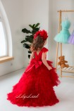 Дитяча святкова сукня Урсула, колір червоний