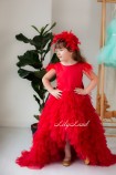 Детское платье Урсула, цвет красный