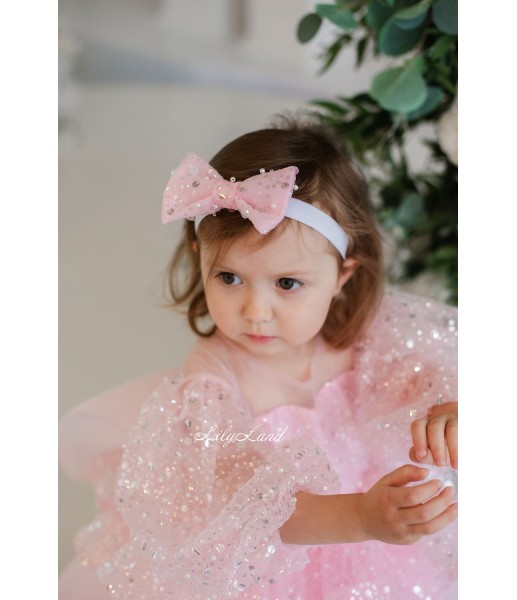Детское платье Венди, в нежно розовом цвете