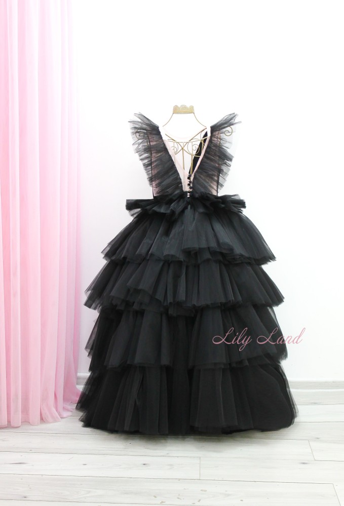 Дитяча святкова сукня Вероніка, колір Чорний