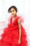 Детское нарядное платье Вероника, цвет красный