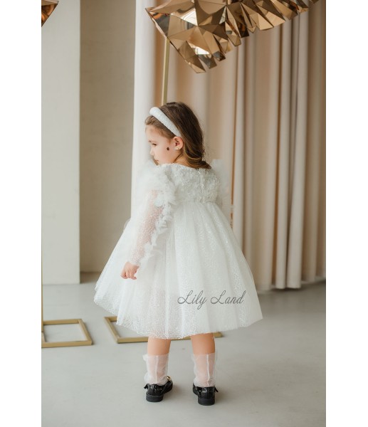 Детское нарядное платье Элизабет, цвет Айвори