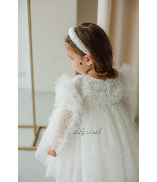Детское нарядное платье Элизабет, цвет Айвори