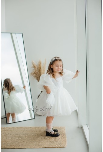 Дитяча святкова сукня Мілі, колір айворі