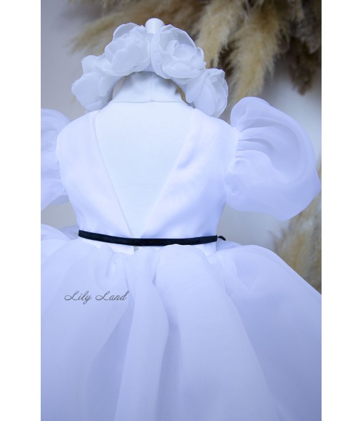 Детское нарядное платье Бекка, цвет айвори