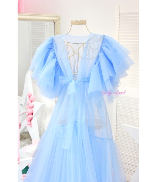 Женское платье для фотоссесии Будуарное, цвет голубой
