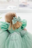 Детское нарядное платье Синтия, цвет зеленый