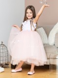 Детское платье Флер, цвет пудрово розовый