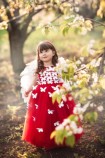 Детское платье Флер, цвет красный