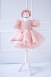 Детское нарядное платье Луиза, цвет Розовый