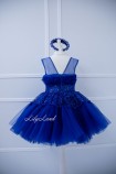 Дитяча святкова сукня Маргарет в яскраво синьому кольорі