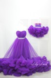 Детское нарядное платье Облако, цвет фиолет