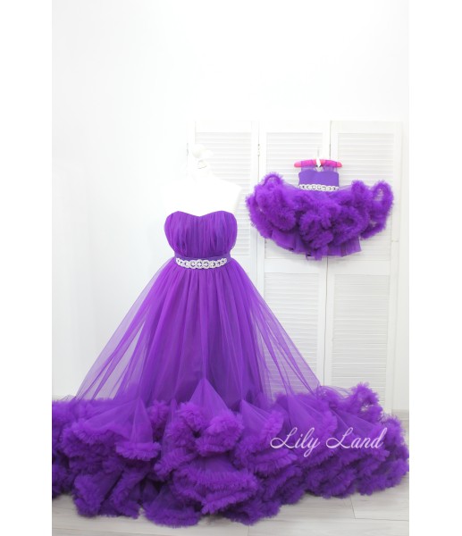 Детское нарядное платье Облако, цвет фиолет