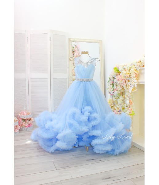 Женское платье Облако, цвет голубой