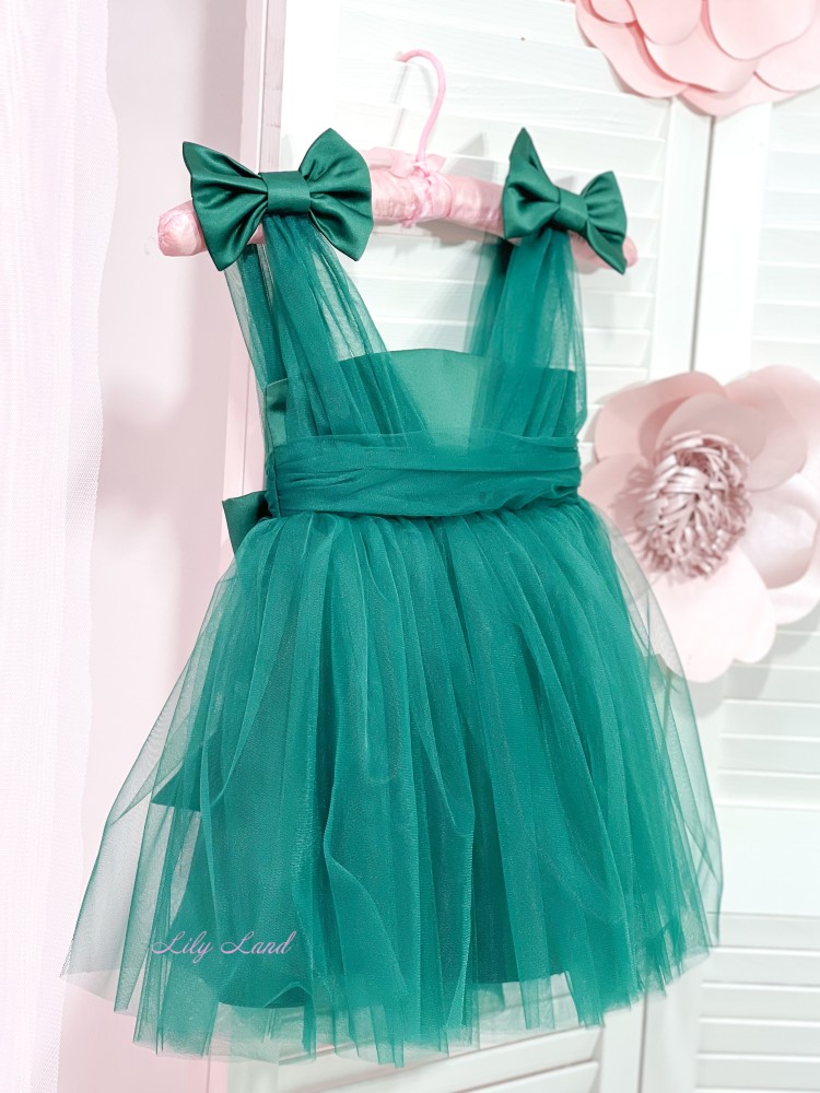 Дитяча святкова сукня Сіндерелла, колір зелений