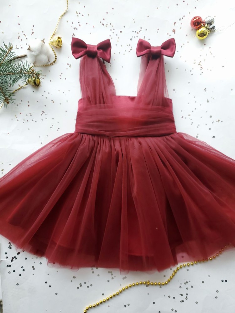 Дитяча святкова сукня Сіндерелла, колір бордо